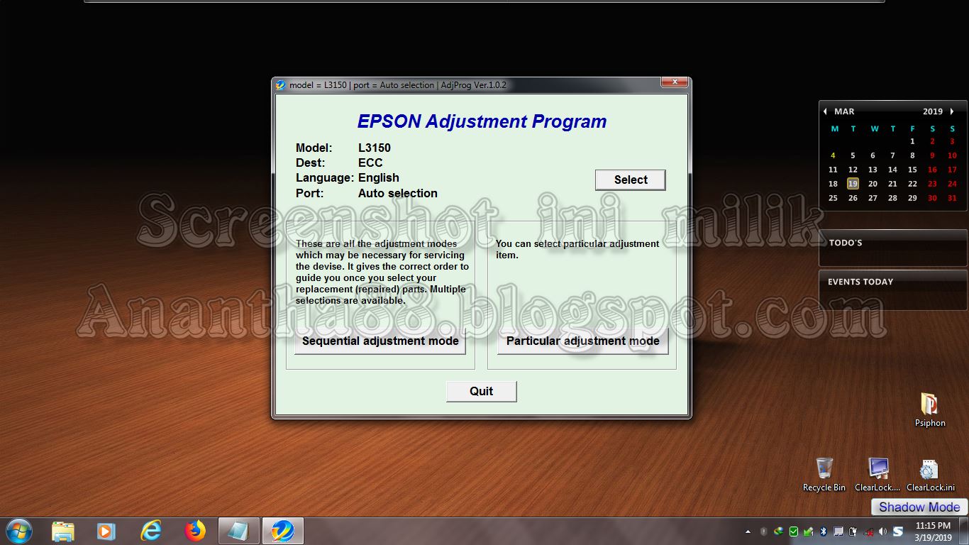 epson l3150 printer resetter free download