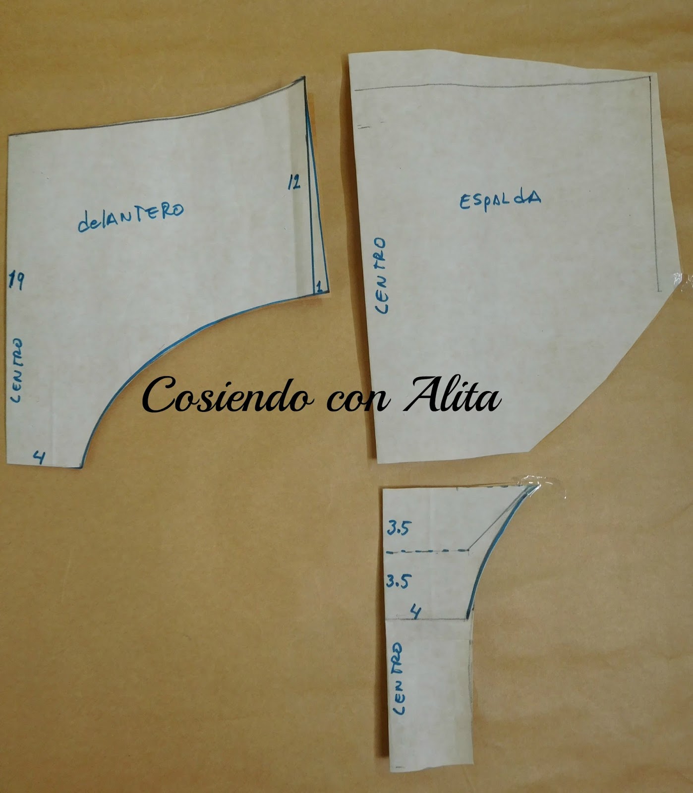 Cosiendo con Alita MOLDE BASE DE LOS CALZONES.