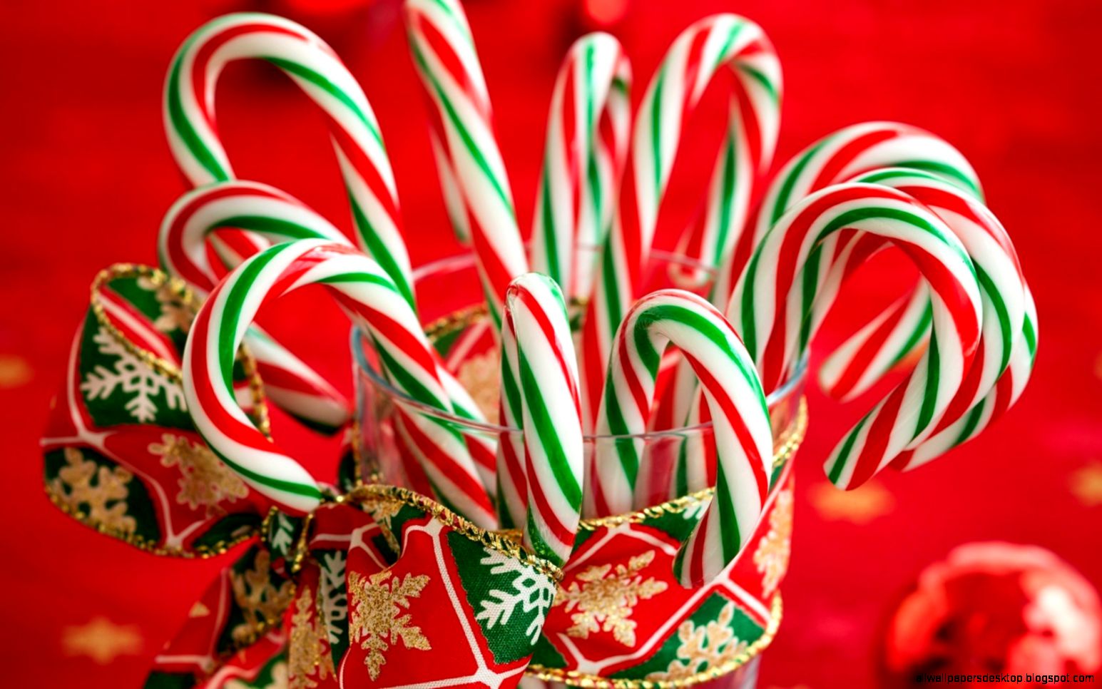 Christmas Candy New Year Hd Wallpaper