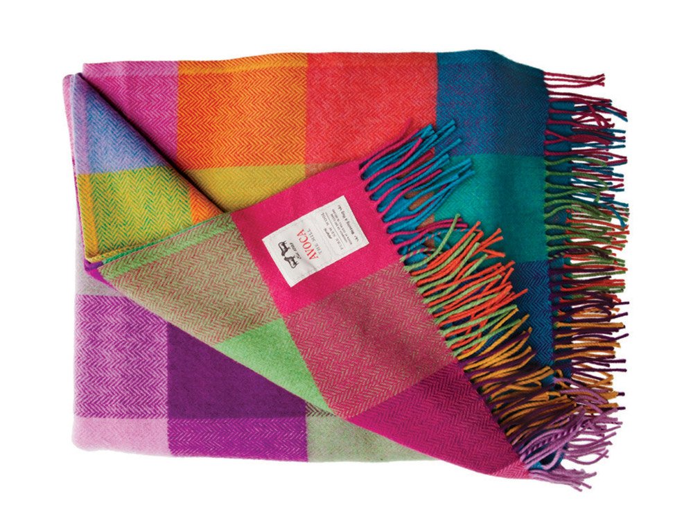 Chroma Lab Colorful Throws by Avoca