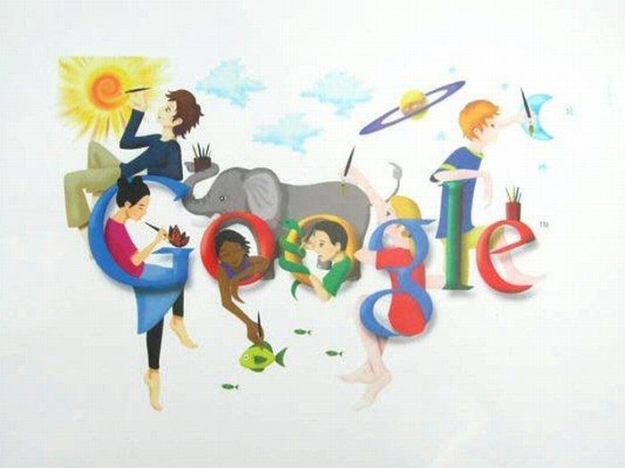 Тематический рисунок google. Иллюстрации в стиле гугл. Гугл картинки для детей. Картинка гугл веселая. Рисунок в стиле гугл.