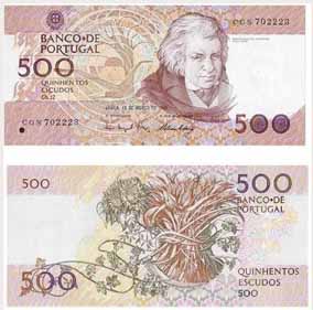 ... da Nota de 500 Escudos