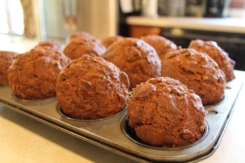 Cooling Morning Glory Muffins