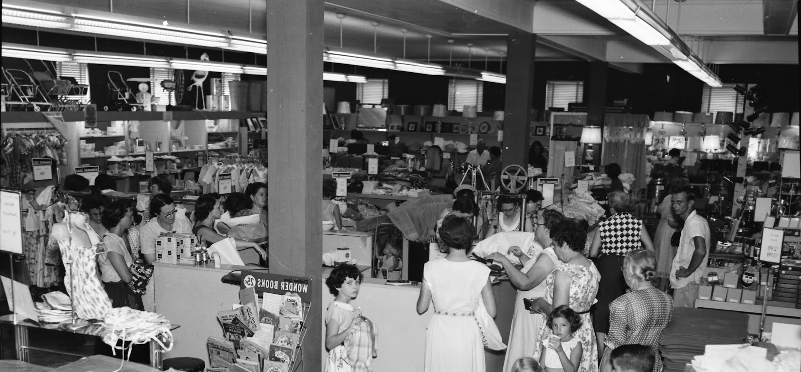 IMAGES OF OUR PAST - BELK MATTHEWS GRAND OPENING - 1950S, 101, 103, 105 ...