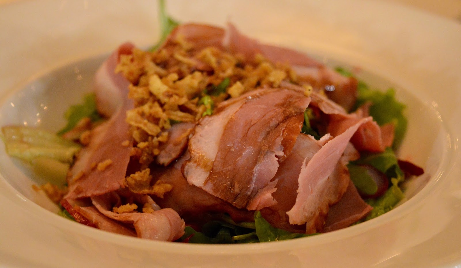 Celebrate Christmas at Newcastle Gusto  - Smoked duck salad starter