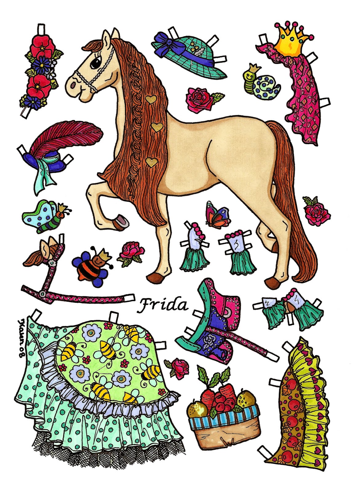 Link to: Horse Paper Dolls.