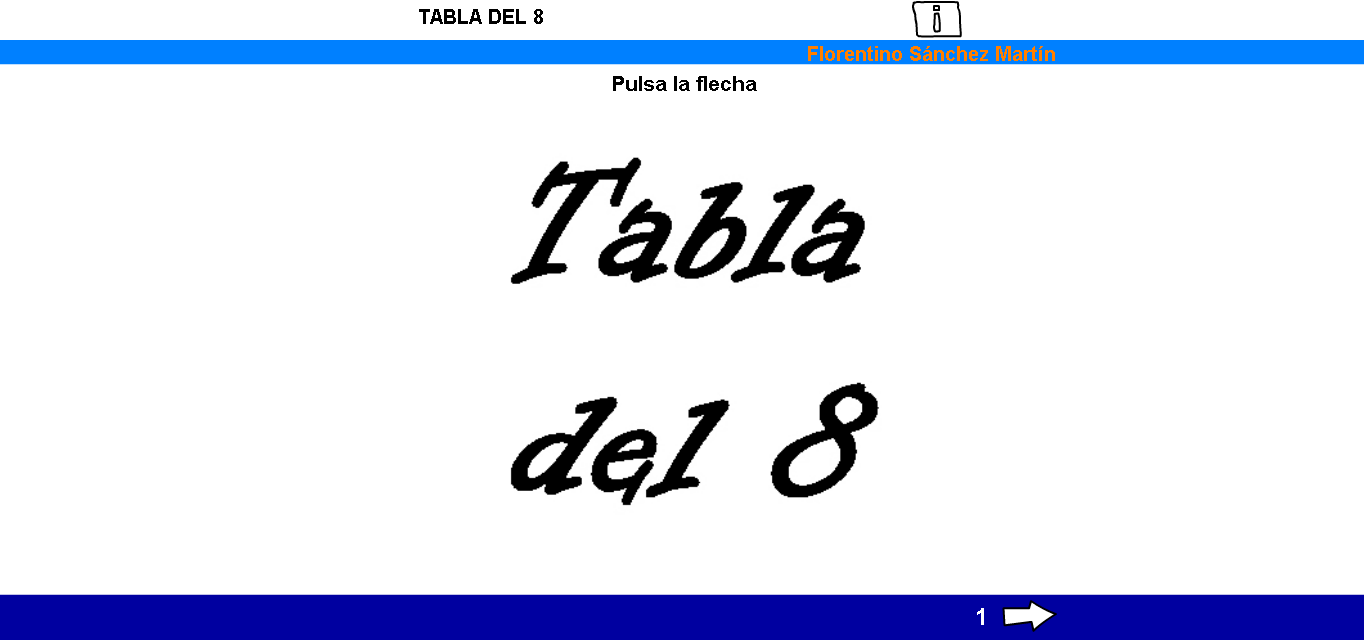Mi cole Luis Cernuda, Campanillas. T.3 3 "La tabla del 8"