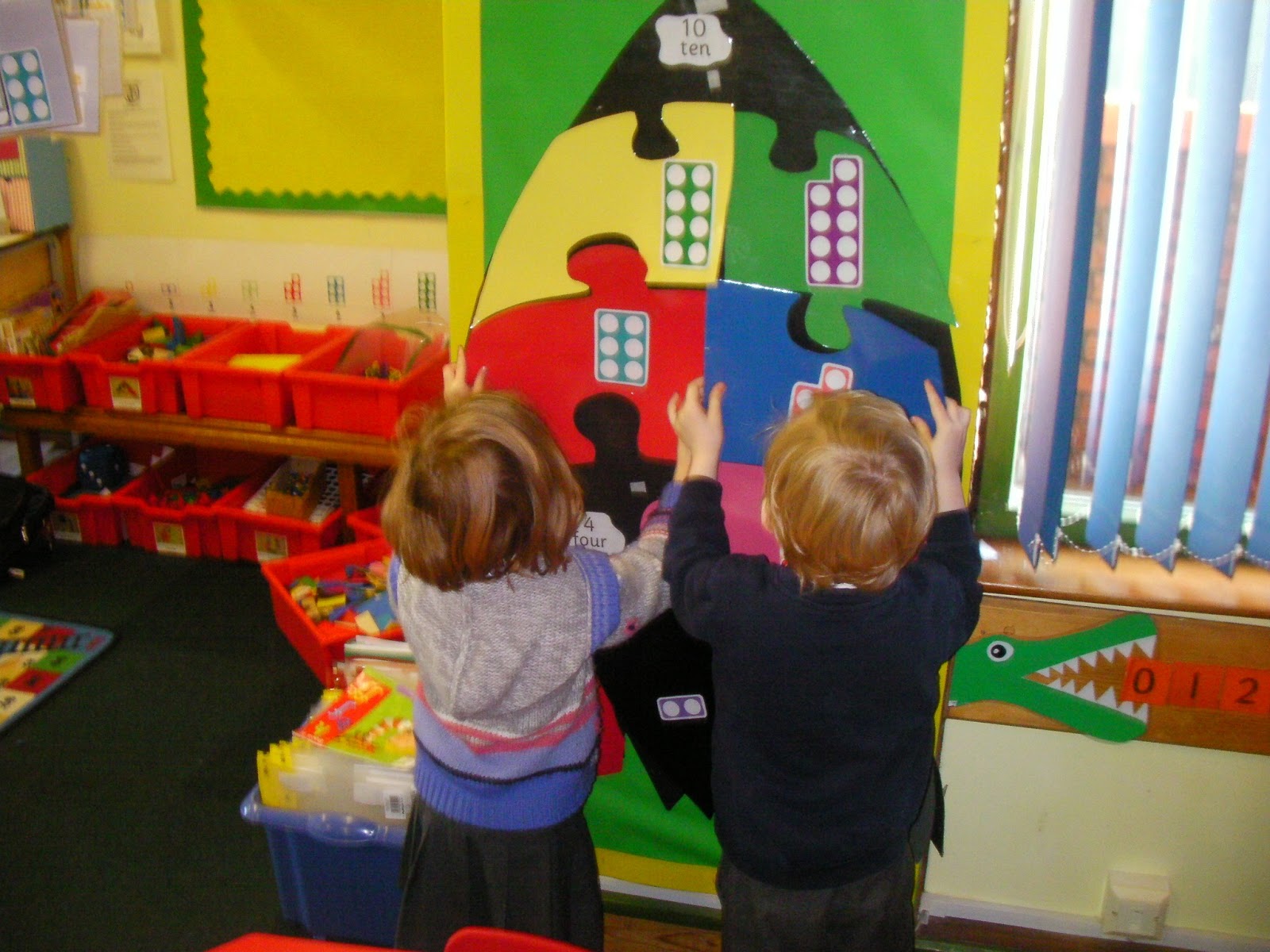 St Joe's Blog: Brilliant Numicon display