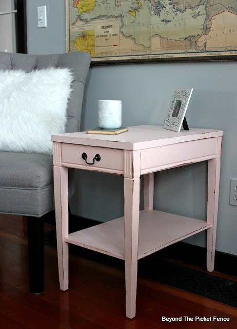 Blush Pink End Table