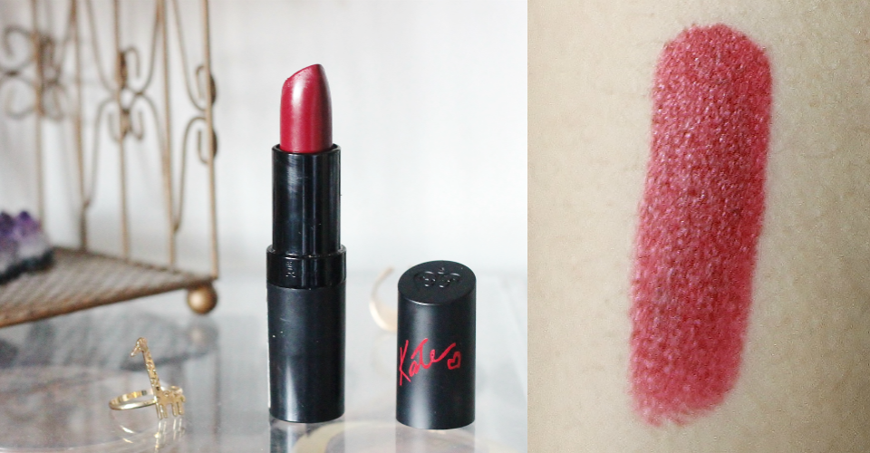 Rimmel Lasting Finish Lipstick by Kate Moss in 11 review and swatch