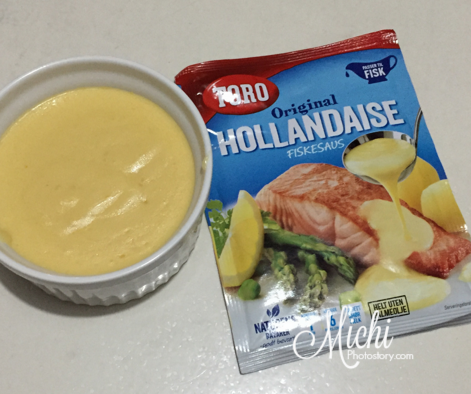 Michi Photostory Salmon + Hollandaise Sauce