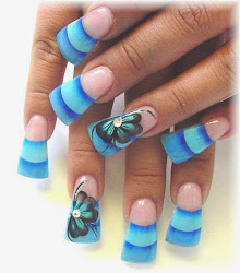 nail acrylic designs teens cute easy cool