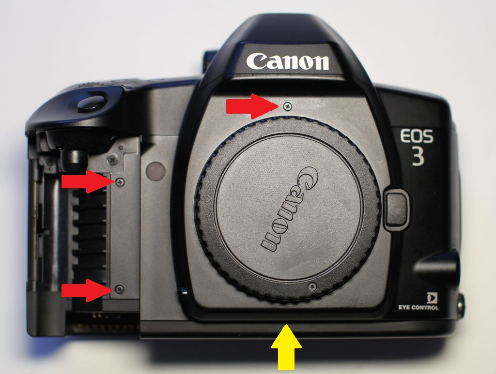 Una vez más audición Colgar Grum gym MTB: Canon EOS-3 mirror repair