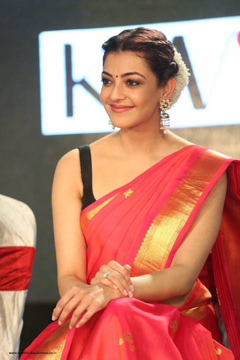 Kajal Agarwal at Nene Raju Nene Mantri Audio Launch