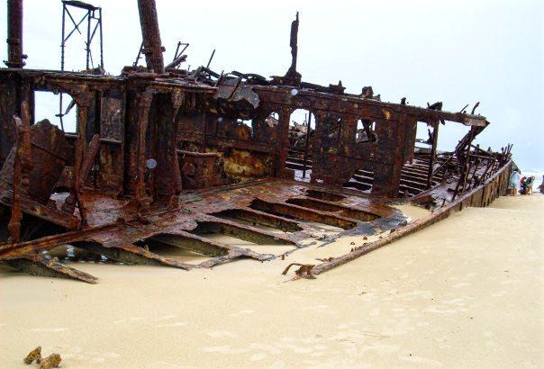 fraser island maheno shipwreck