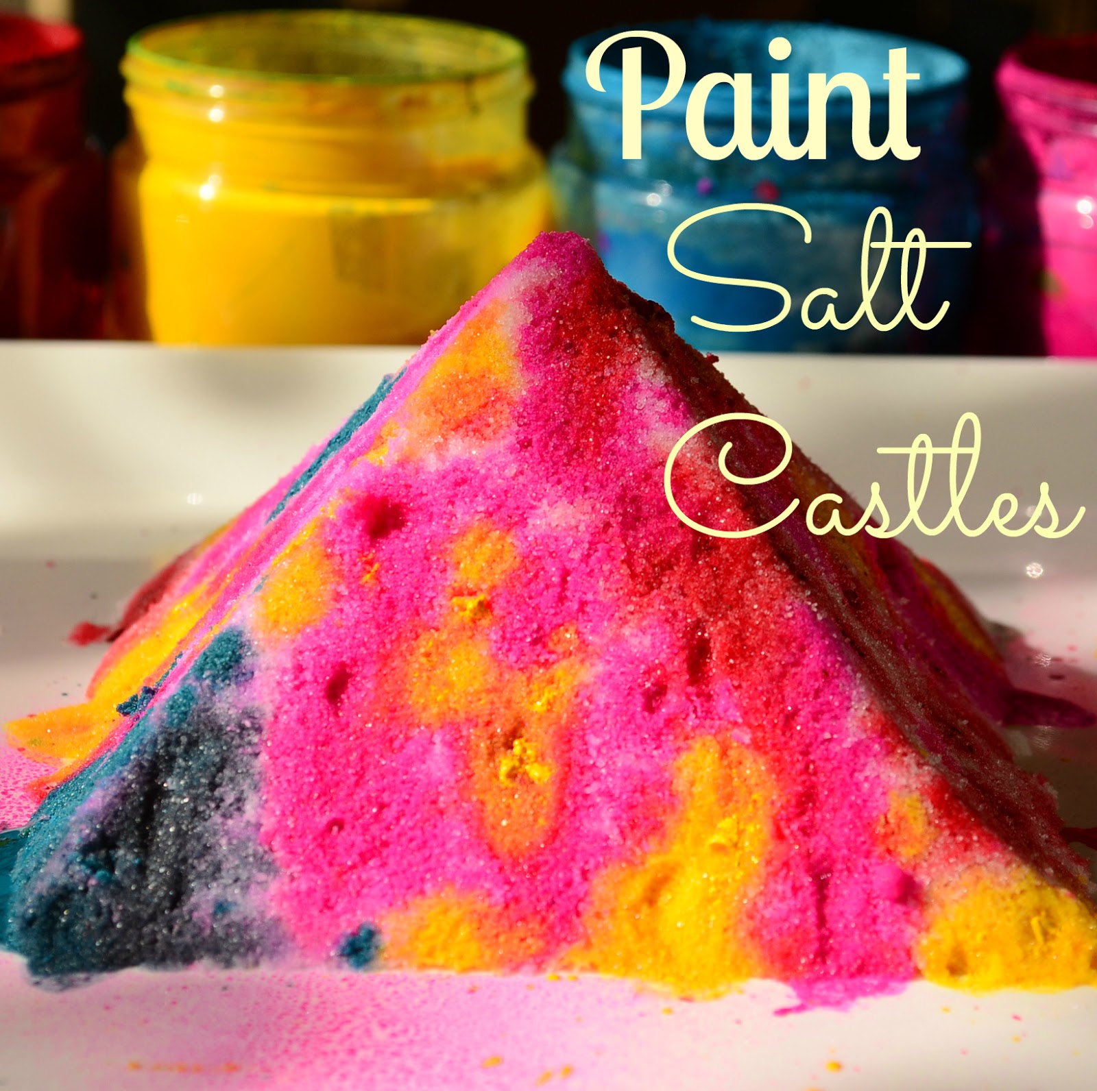 The Practical Mom: Paint Salt Castles