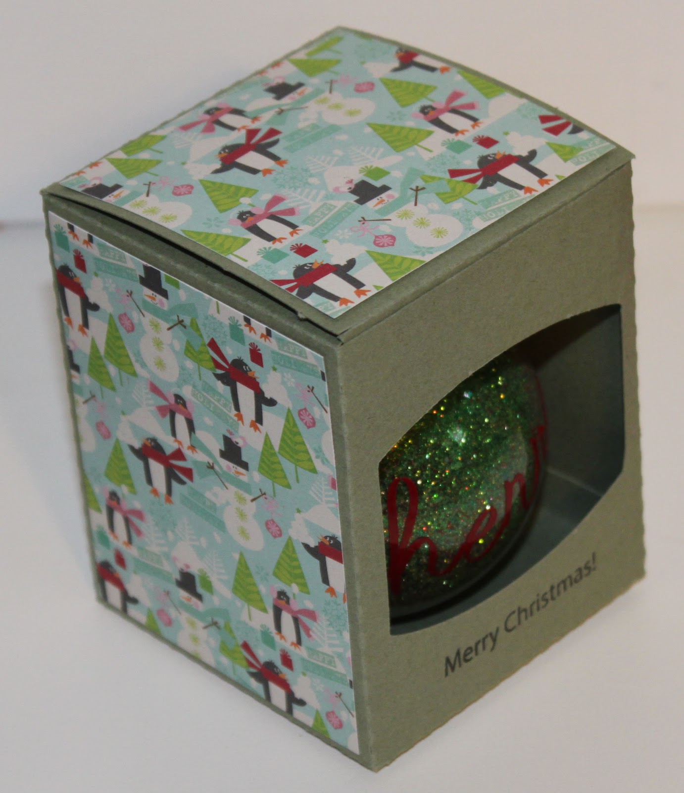 Crafty Girl 21! Christmas Ornaments in Cute Boxes