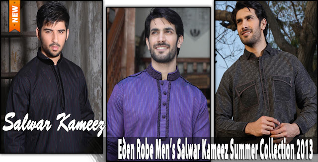 Eden Robe Men's Salwar Kameez Summer Collection 2013