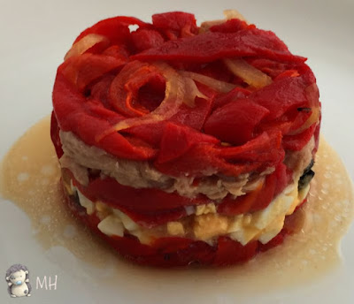 Ensalada de pimientos del piquillo