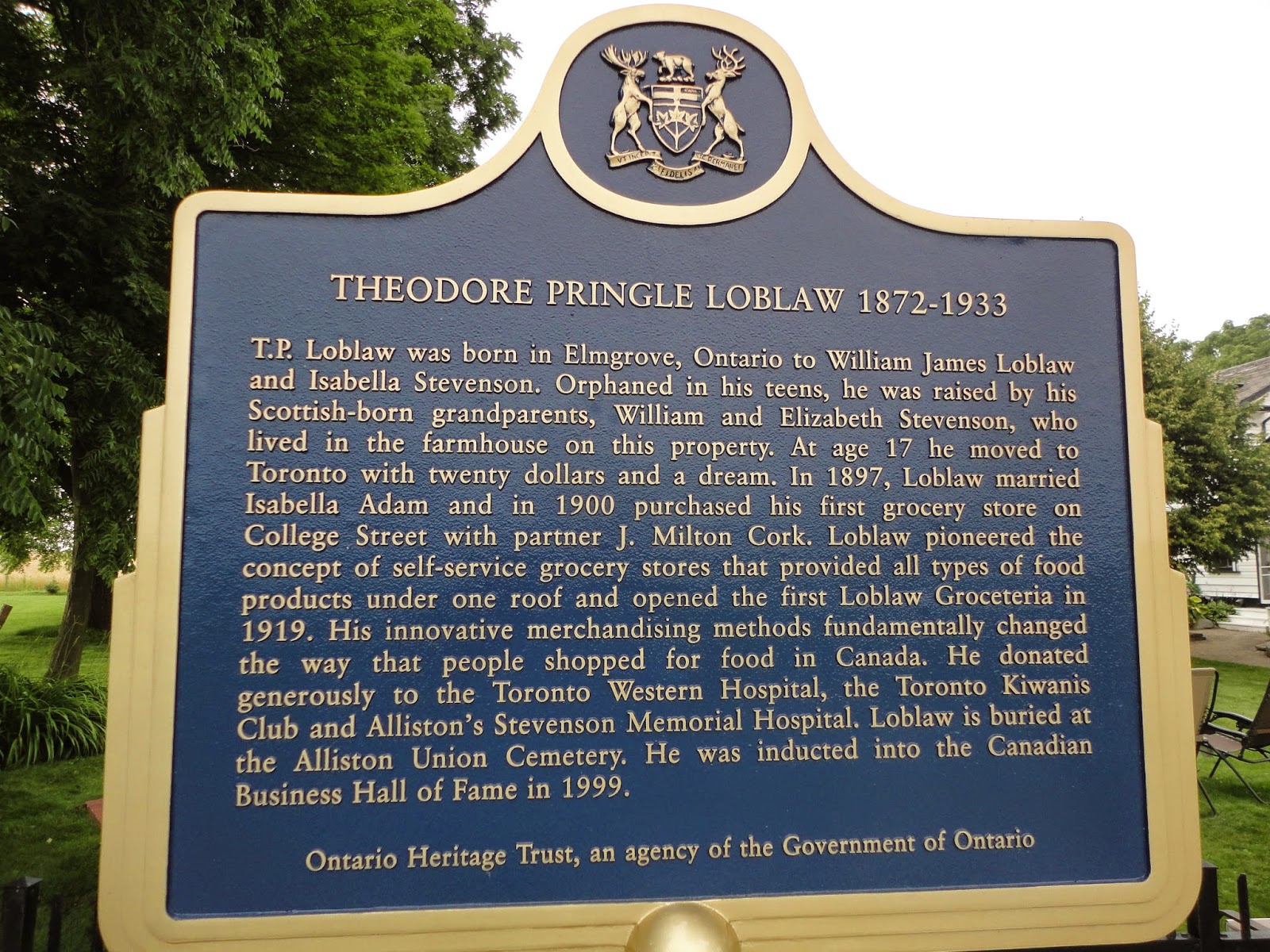 Dumpdiggers Travel to Historic Stevenson Farms, Alliston Bed and Breakfast