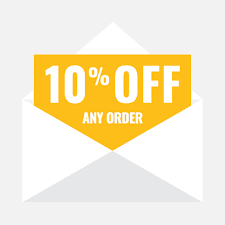 10% Discount for all New Customers