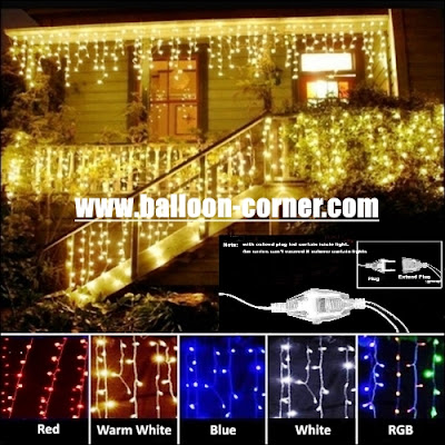 LED Curtain Lights / Lampu Tirai LED (Murah)