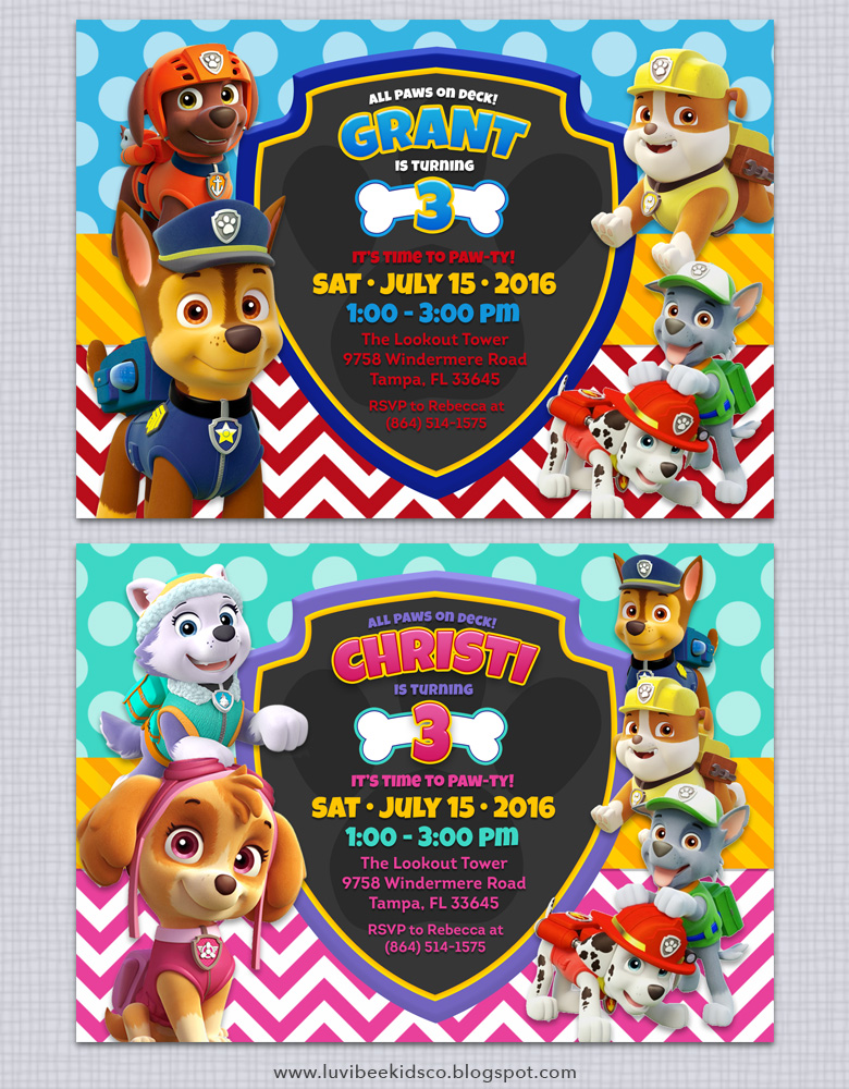 Paw Patrol Printable Invitations Printable Word Searches Paw Patrol Printable Invitations Printable Word Searches