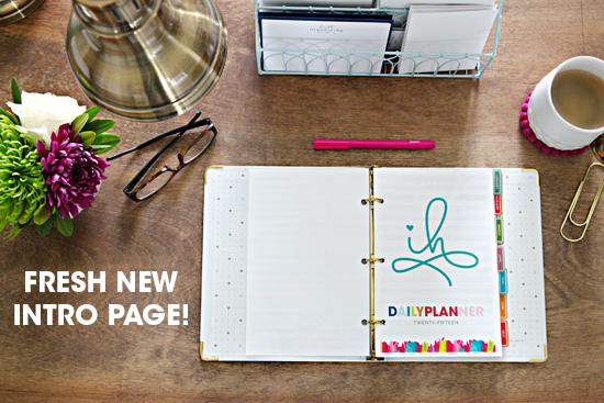 IHeart Organizing: 2015 Daily Planner FAQ's