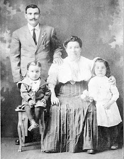 Maria Rosa Caruso and family