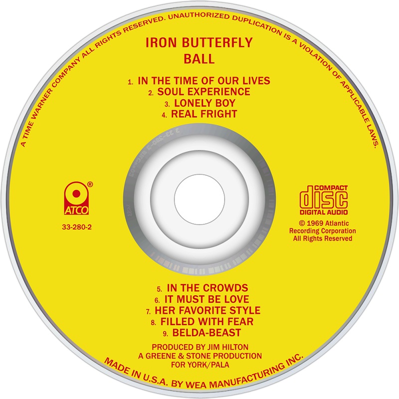 On The Road Again Iron Butterfly "Ball"