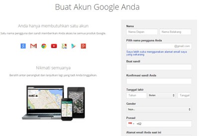 Cara Daftar Akun Gmail - Belajar Digital Marketing dan Paytren