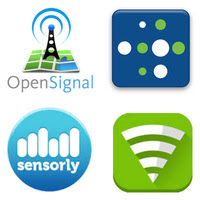 OpenSignal, Sensorly, Roortmetrics, MyMobileCoverage
