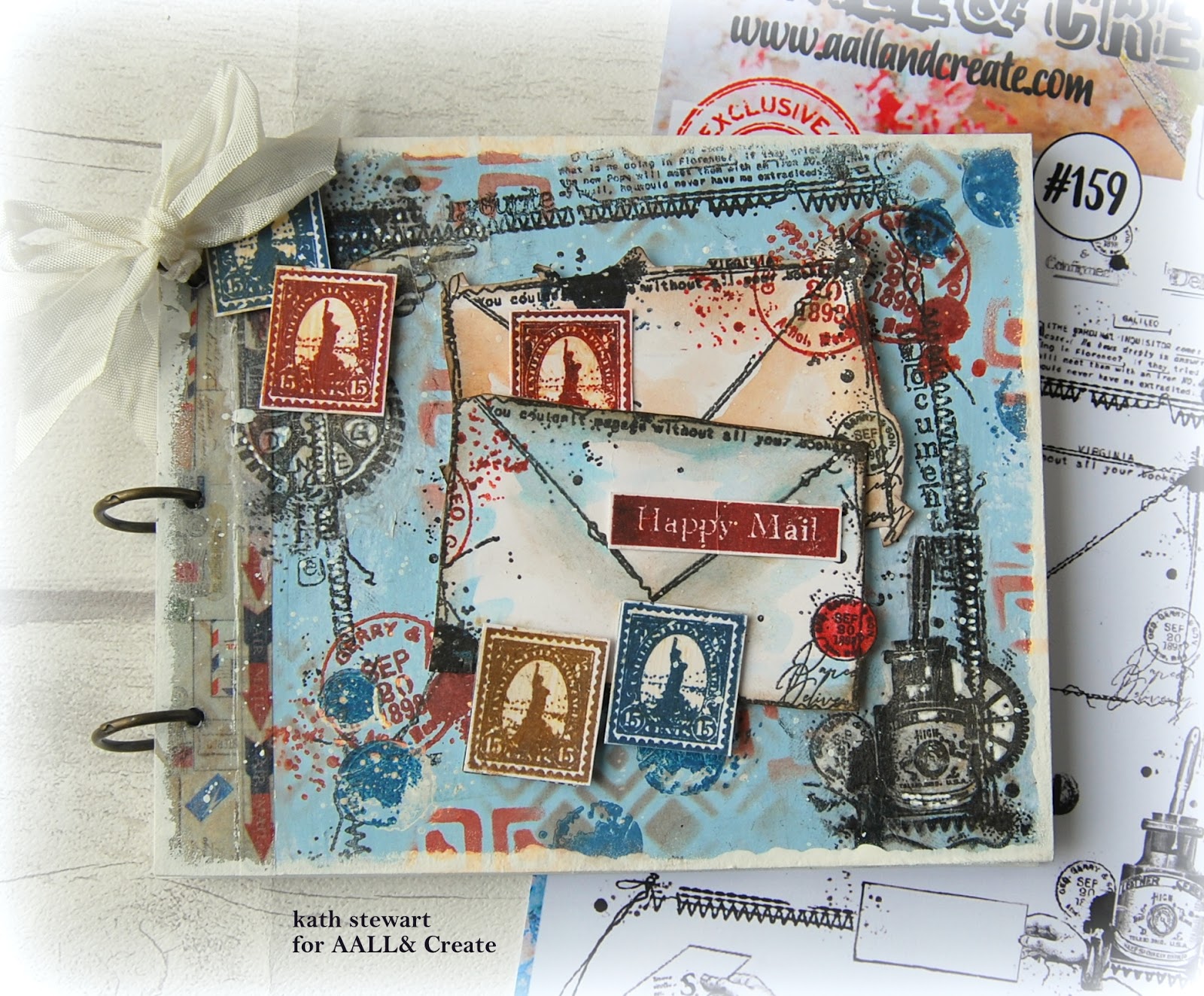 How to make a tiny art journal kit & create art every day