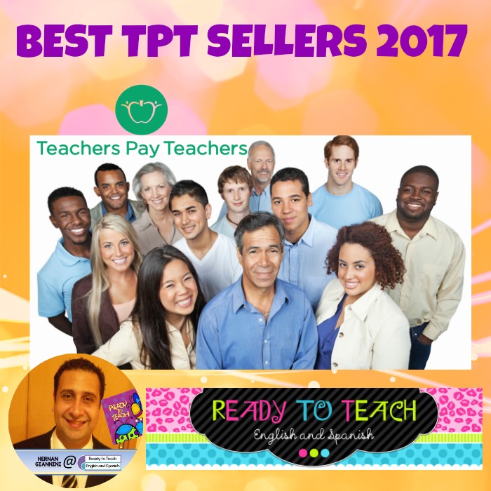Ready To Teach English and Spanish Best TPT Sellers 2017 Linky Party