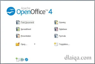 halaman awal Open Office 4
