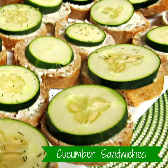 re·cipe: cucumber sandwiches | Bekah Loves