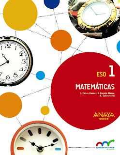 Libro Matemáticas 1º ESO Anaya Proyecto Aprender es Crecer