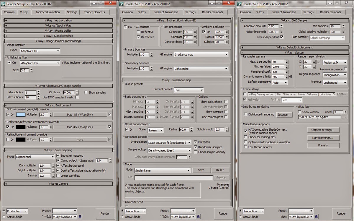 HỌC 3D MAX - ÁNH SÁNG VRAY PHÒNG KHÁCH BAN NGÀY
