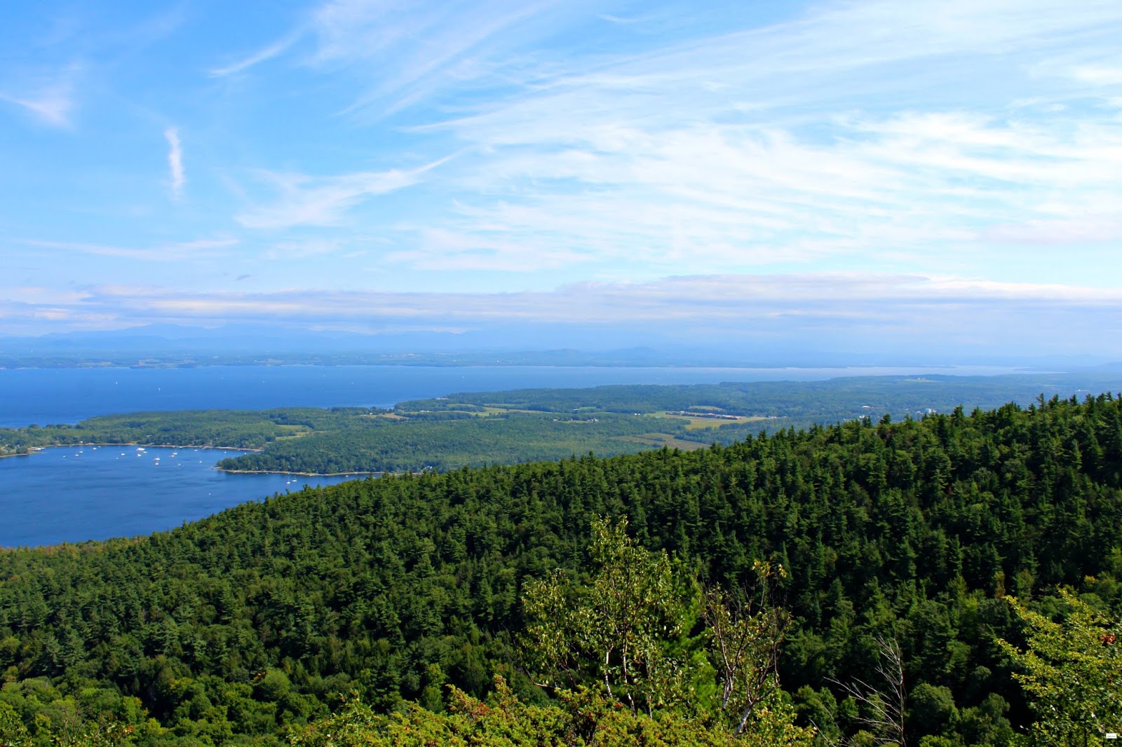 The Top of Rattlesnake Mountain in the Adirondack Mountains // New York