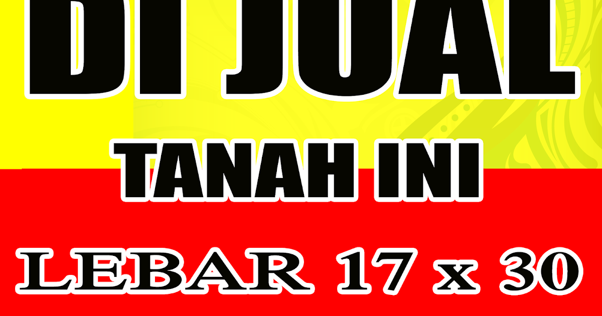 Contoh Spanduk Penjualan Tanah gambar contoh banners