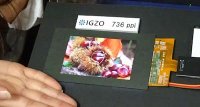 Sharp reveals 4.1” IGZO LCD display with a whopping 736ppi