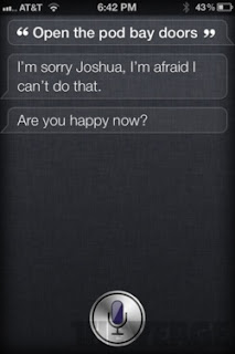 Siri: Open the pod bay doors