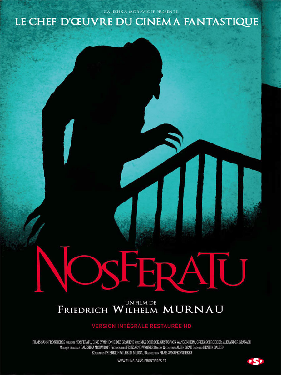 Siga a Cena Nosferatu de F. W. Murnau (1922)