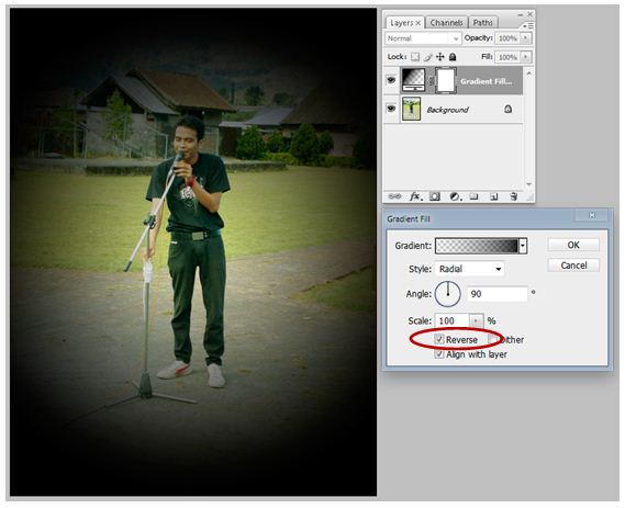 Efek Gradasi Pada Foto Dengan Photoshop