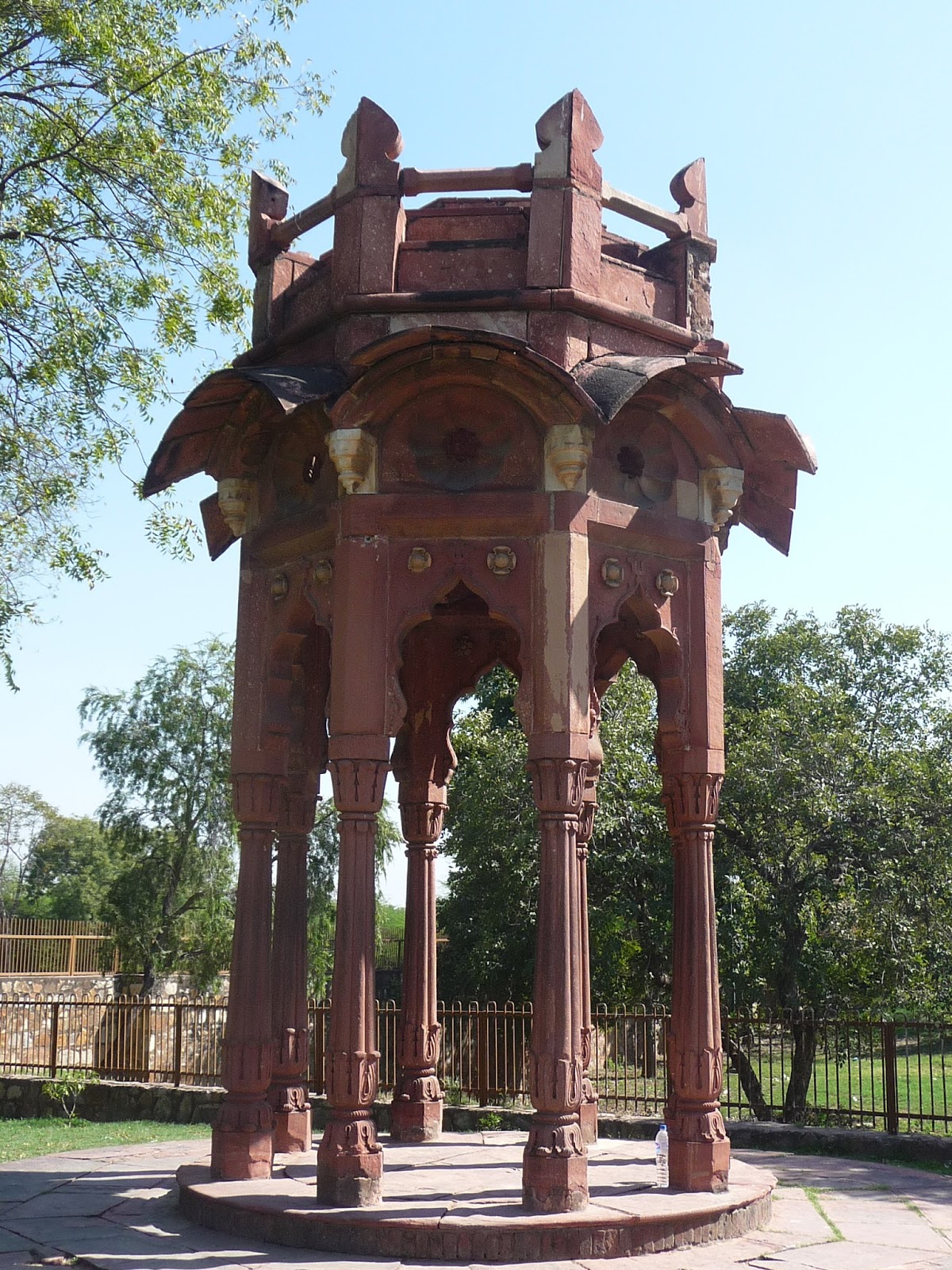 Delhi Smith's Cupola in Qutub Complex The journey of a thousand miles begins with one step