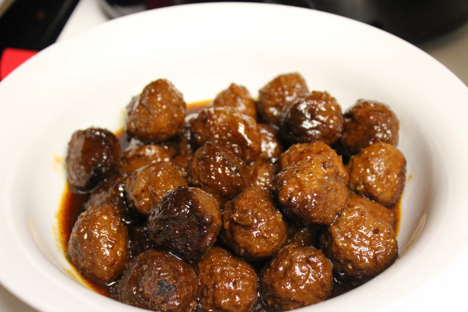 3 Ingredient Barbecue Meatballs - A Bountiful Love