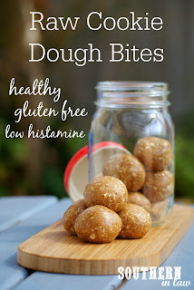 Healthy Raw Cookie Dough Bliss Balls Recipe Low Histamine
