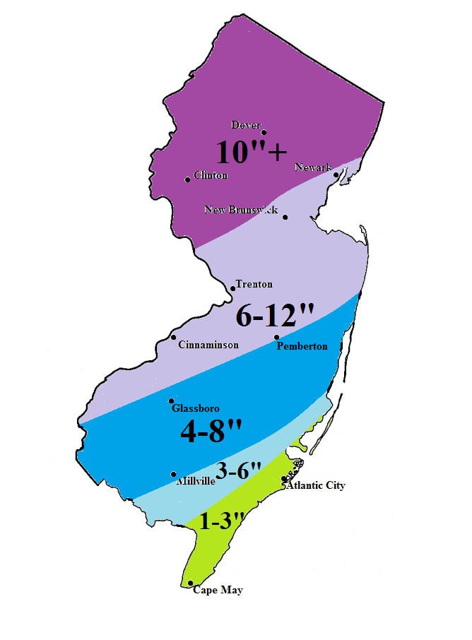 South Jersey Weather Initial Thoughts on the Pi Day Nor'easter