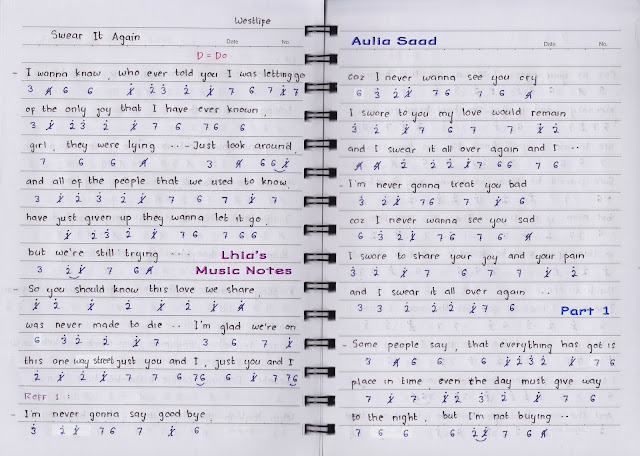 Chord Lagu Westlife Swear It Again