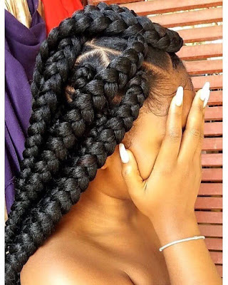 37 Unique Triangle Box Braids Hairstyles 2019 Funky For Black Women Triangle box braids hairstyles have been a stylish and trendy protective hairstyle for bl 37 Unique Triangle Box Braids Hairstyles 2019 Funky For Black Women